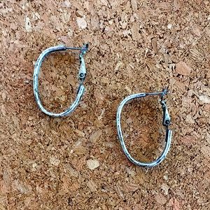 Silver Hoop Earrings